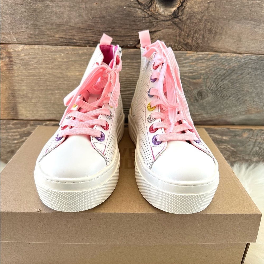 STEVE MADDEN | JQuish Metallic High Top Sneaker - Picture 3 of 6